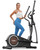 Niceday Elliptical Exercise Machine, Elliptical Machine for Home, Magnetic Elliptical Trainer with 15.5IN Stride, 16 Resistance Levels, 400LBS Loading Capacity Brown