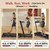 Walking Pad Treadmill with Incline, 4.0HP 3 in 1 Under Desk Treadmill with Removable Desk, 330lbs Capacity Foldable Treadmills for Home/Office, Wristband Remote Control