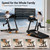 14% Treadmills for Home with Handle, 3 in 1 Portable Treadmill with Incline, Foldable Treadmill with Three Screen, 12 Preset Programs, 400LBS