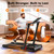 Treadmill with Speaker, 6-in-1 7.5MPH Foldable Treadmill for Home with App Compatible, Walking Pad with 10% Incline, LED Display, 3.0HP Brushless Drive, 350 LB Weight Capacity, 12 HIIT Programs