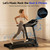Treadmills for Home Use, Walking Pad Treadmill with Incline, Auto Foldable Treadmill for Home, 8.0 MPH Running Treadmills with Bluetooth Enabled, 300 lbs User Capacity