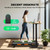 Vitalwalk Walking Pad Treadmill with Incline, Full Deck 15% Auto Incline, Portable Under Desk Treadmills for Home Office, 350LBS, 3.0HP Brushless, 4-Way Move & Vertical Storage, Ambient Light, 40"x16"