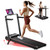 RHYTHM FUN Treadmill with Incline, Walking Pad with Handle Bar,300lbs Walking Pad with APP, Portable Folding Walking Treadmills for Home/Office with Low Noise