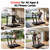 RHYTHM FUN Treadmill with Incline, Walking Pad with Handle Bar,300lbs Walking Pad with APP, Portable Folding Walking Treadmills for Home/Office with Low Noise