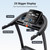 THERUN Incline Treadmill, Treadmills for Running and Walking, 300 lbs Weight Capacity Folding Treadmill with 0-15% Auto Incline, Wide Belt, 3.5 HP, App, Heart Rate, Black-Cooling Fan