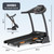 THERUN Incline Treadmill, Treadmills for Running and Walking, 300 lbs Weight Capacity Folding Treadmill with 0-15% Auto Incline, Wide Belt, 3.5 HP, App, Heart Rate, Black-Cooling Fan