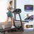 THERUN Incline Treadmill, Treadmills for Running and Walking, 300 lbs Weight Capacity Folding Treadmill with 0-15% Auto Incline, Wide Belt, 3.5HP, App, Heart Rate, Red