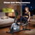 Recumbent Exercise Bike for Adult and Seniors,LUXECYCLES Stationary Bike,400 lbs Capacity,16-level Magnetic Resistance and Comfortable Adjust Seat