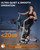 Pooboo Foldable Stationary Exercise Bike with Elliptical Mode, 8-Level Magnetic Resistance, Adjustable Seat & Handrail, LCD Monitor, 300LBS Capacity for Home Fitness & Rehab