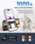 MERACH Exercise Bike, Brake Pad Stationary Bike with Exclusive App, Low Noise Indoor Cycling Bike with 270lbs Capacity, Tablet Mount and Fitness Courses for Weight Loss-Orange