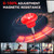 Exercise Bike, Wenoker Magnetic Resistance Stationary Bike for Home App Sync Indoor Bike with 350lbs Weight Capacity, Tablet Holder and Fitness Courses for Weight Loss[Black Red]