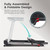Sunny Health & Fitness Foldable 15 Level Auto Incline Treadmill, 20" Wide Running Belt, Quiet Brushless, Digital Display, 300 LB Weight Capacity, SunnyFit App Bluetooth Connection