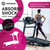 Horizon Fitness T202 Foldable Treadmill Running Machine with Incline, Fitness & Cardio, Lightweight Folding Treadmill with Bluetooth Speakers, EasyDial Controls, Tablet Holder, 325lb Capacity