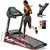 Winfita Treadmills with 0-15% Auto Incline for Home, Folding Treadmill with 300 lbs Capacity, 10 MPH Speed, 50'' x 18'' Wide Belt, APP,64 Programs, Pulse Monitor, BMI Detector for Home Use