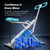 Squat Machine, MERACH R07 2 in 1 Squat Rowing Machine, Easy Setup & Foldable Exercise Equipment, Glute Trainer Machine, Glutes & Leg Home Workout Machine (White Blue)