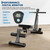 Garvee Rowing Machine for Home Use, Compact Rower Machine with LCD Display, 276 LB Capacity Heavy Duty Home Gym Equipment, Space-Saving Design, Perfect for Full Body Workout, Black