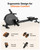 Superun 2026 Upgraded Rowing Machines for Home, Magnetic Rowing Machine with 32 Levels, Rower Machine of Quiet Resistance & 300LBS Weight Capacity, Row Machine with LED Monitor, App Supported, Black