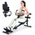 Sportneer Foldable Rowing Machine for Home, Hydraulic Rowing Machine with 12-Level Resistance - Multi Functional Row Machine Equipped with Caster & Backrest, Max 297lbs Weight Load