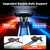 Winfita Rowing Machines for Home,Quiet Resistance Magnetic Rower Machine with 32 Levels,350lb Weight Capacity,Compact Dual Slide Rail,LED Monitor & Comfortable Seat,App Supported&Tablet Holder