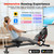 Winfita Rowing Machines for Home,Quiet Resistance Magnetic Rower Machine with 32 Levels,350lb Weight Capacity,Compact Dual Slide Rail,LED Monitor & Comfortable Seat,App Supported&Tablet Holder