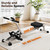 FEIERDUN Compact Adjustable Rowing Machine for Home, Foldable Hydraulic Rower with 12 Resistance Levels, 300LBS Capacity, Full Body Workout Equipment