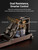 KINGSMITH Magnetic/Water Row Machine for Home Rower 331LB Weight Capacity, Folding Rowing Machine with LED Monitor, App Supported, Tablet Holder, Comfortable Seat, Trifold Home Rowing Machine Walnut