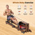 Water Rowing Machine for Home Use- Rower Machine 400LBS Weight Capacity with Dedicated Monitor & Comfortable Seat, Bluetooth APP (Upgrade rowering Machine)