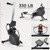 Sunny Health & Fitness Magnetic Rowing Machine with Extended Slide Rail, Full-Body Workout, Low-Impact, Innovative Full Motion or Premium Water Motion and Optional Exclusive Free SunnyFit App