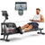 YOSUDA Water Rowing Machines for Home Use- Foldable Rower Machine 400LBS Weight Capacity with Dedicated Monitor & Bluetooth APP, Comfortable Seat