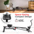 Sunny Health & Fitness Smart Compact Full Motion Rowing Machine, Full-Body Workout, Extra-Long Rail, 400 LB Weight Capacity and Free SunnyFit® App Enhanced Bluetooth Connectivity SF-RW5639SMART