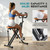 Simple Deluxe Squat Machine, 2 in 1 Squat Rowing Machine, Adjustable Resistance & 330LB Weight Capacity, Foldable Home Exercise Equipment, Glute& Leg Trainer Machine, Black