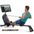MERACH Rowing Machines for Home, Powerful Electromagnetic Row Machine with 51.2" Extended Rail, 16-Level Handle