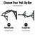 REP Fitness Heavy Duty Pull-Up Bar, Wall or Ceiling Mounted Straight Bar, Home Gym Exercise Equipment for Chin Training, Garage Strength Workouts, Rings, Straps Wall or Ceiling Mounted Straight Bar