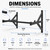 REP Fitness Heavy Duty Pull-Up Bar, Wall or Ceiling Mounted Straight Bar, Home Gym Exercise Equipment for Chin Training, Garage Strength Workouts, Rings, Straps Wall or Ceiling Mounted Straight Bar