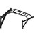 BESTHLS Wall Mounted Pull Up Bar Multi-Grip Chin Up Bar Strength Training Pull-up Bars with Hanger Rings for Punching Bags, Power Ropes for Home Gym