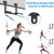Wall Mount Pull Up Bar, Joist Mount Pull Up Bar, Beam and Rafter Mounted Chin Up Bar for Home Gym With Wood Mount and Wall Mount Screws (Black4)