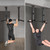 Wall Mount Pull Up Bar, Joist Mount Pull Up Bar, Beam and Rafter Mounted Chin Up Bar for Home Gym With Wood Mount and Wall Mount Screws (Black2)