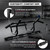 DMoose Pull Up Bar for Doorway - Upto 250 Lbs Capacity, Chin Up Bar with No Screwing & No Slipping Hanging Bar with Padded Handles for Strength Training, Door Frame Pullup Bar with Installation Guide (Black)