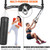 HWOOUSA 48" Ceiling Mount Pull Up Bar - Heavy Duty Multi-Grip Chin Up Bar for Garage/Home Gym and Strength Training, Adjustable Height&Supports to 600 Lbs