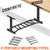 HWOOUSA 48" Ceiling Mount Pull Up Bar - Heavy Duty Multi-Grip Chin Up Bar for Garage/Home Gym and Strength Training, Adjustable Height&Supports to 600 Lbs