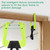 Portable Pull Up Bar for Doorway,Travel Pull Up Bar,Adjustable Home Gym Equipment,Dual Handle Design for Pull-Ups,Maximum Load Capacity of 330lb, No Screws Installation,Green