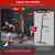 Pull Up Bar Power Tower Dip Station,Cable Machine-Integrated 450LBS Multi-Function Adjustable Height Fitness Strength Training Equipment for Home Gym Strength Training Equipment