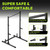 HANDBODE Squat Rack, 7ft Barbell, Weight Bench, Weight Plates Set 210 lb, Home Gym Equipment, Silver