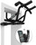 PULLUP & DIP Doorway Pull-Up Bar - Hook-Over Door Frame Mount Without Screws or Drilling - Chin-Up Bar with Pull-Up Band, Padded Handles & 35-Exercise eBook - Up to 240 lbs