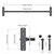 Kipika 48" Heavy Duty Ceiling Pull Up Bar - Adjustable Height, Comfortable Grip, Easy Installation - Ideal for Home Gym Workout - Supports up to 500 lbs