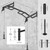 Kipika 48" Ceiling Mounted Pull Up Bar, Heavy Duty Multi-Grip Chin Up Bar, Mounted Pullup Bar, Adjustable Height, Pull Up Bands for Chin Ups & Body Stretching, Ideal for Home Gym and Strength Training (48" Pull Up Bar with 2 Pulleys)