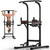 ZENOVA Pull Up Bar, Multi-Function Power Tower Dip Bar Stand Station, Strength Training Workout Fitness Equipment Home Gym Machine