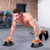 Kipika Push Up Bars, Pushup Stands, Anti-Slip Soft Plastic Push Up Handles, Bottom Anti-Slip Pad, Strength Training Equipment, Perfect for Floor Workout Exercise Black&Orange