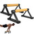 Fit4Fun Wood Push Up Bar Set, 2PCS Non-Slip Handstand Bars, Parallettes Bars for Calisthenics and Push-Up Workouts, Solid Wood Grip with Metal Frame, Supports 550 LBS