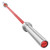 RitFit Elite 6.6ft Olympic Barbell, Robust 33lb Barbell for Weightlifting and Powerlifting, Superior Olympic Bar with Exceptional 900lbs Load Capacity, Weight Bar for 2” Standard Plates Sliver/Red